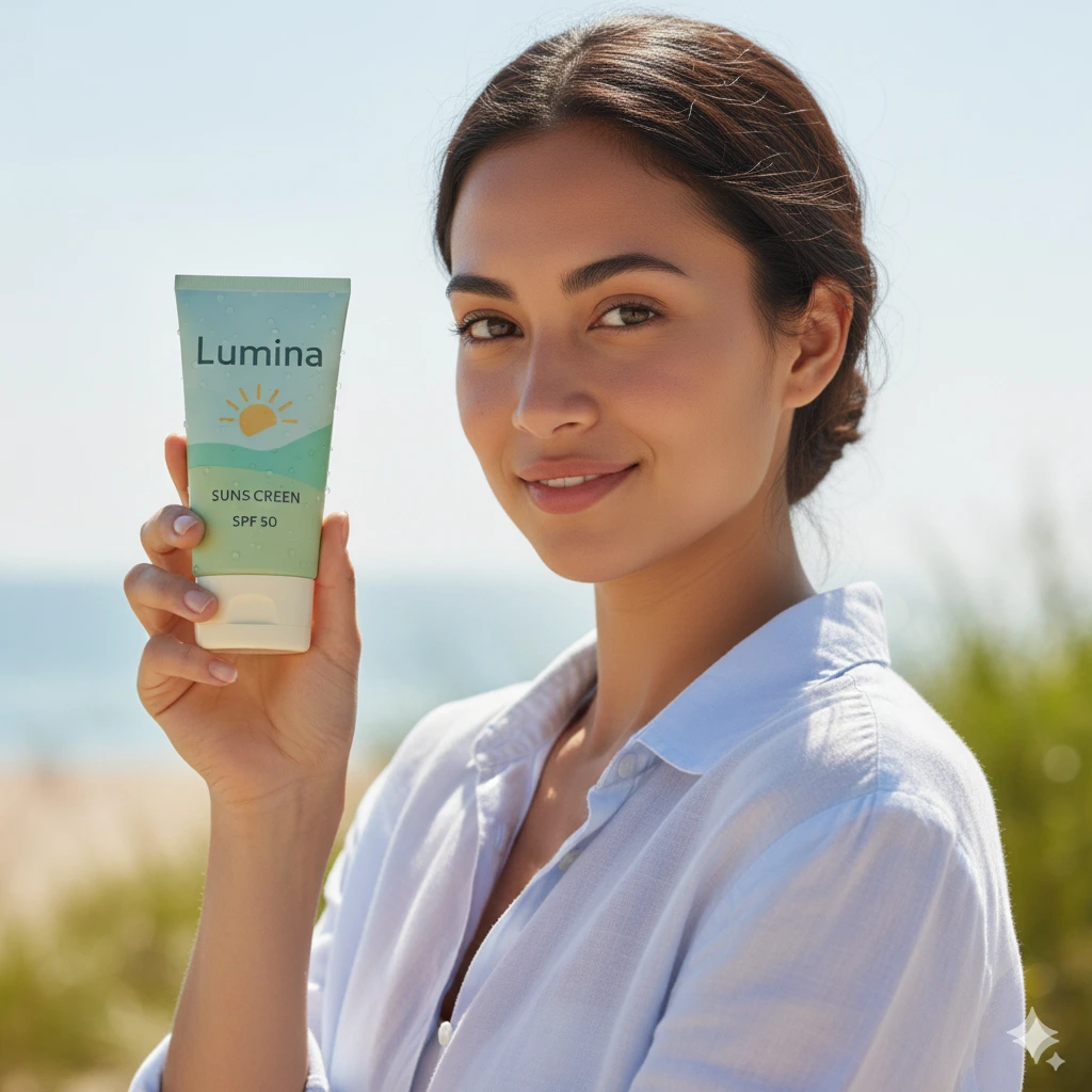 Lumina Sunscreen untuk kulit kering wanita